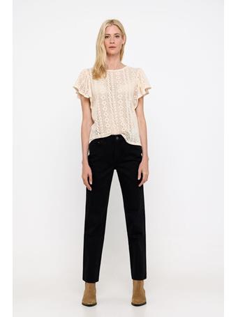 CORTEFIEL - Black Straight Pants BLACK