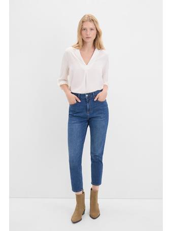 CORTEFIEL - Mom Jeans MEDIUM BLUE