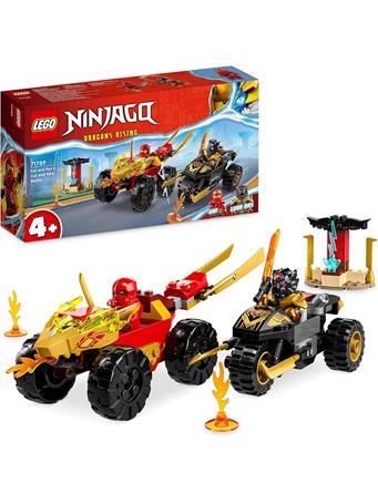 LEGO - Ninjago - Kai and Ras's Car and Bike Battle NO COLOR