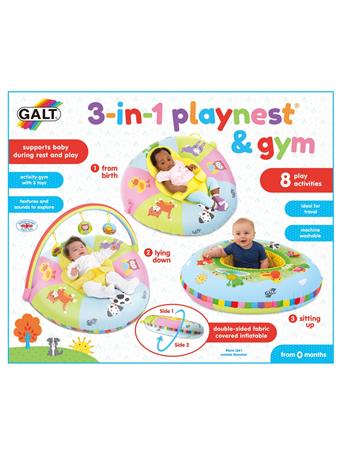 GALT TOYS - 3-in-1 Playnest & Gym NO COLOR