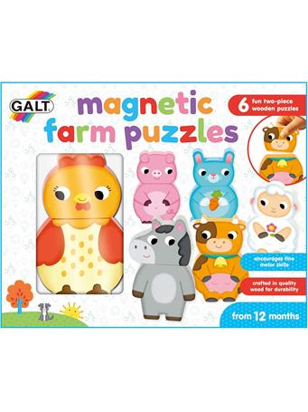 GALT TOYS - Magnetic Farm Puzzle NO COLOR