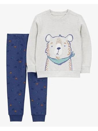 CARTER'S - Baby 2-Piece Bear Tee & Jogger Set GREY