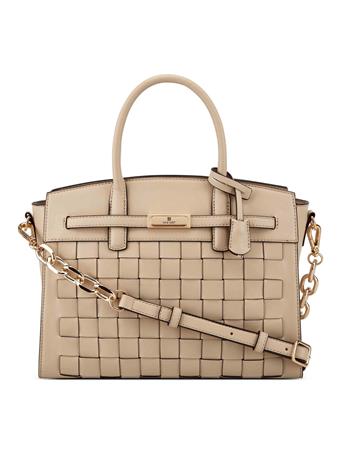 NINE WEST - Dax Jet Set Satchel BEIGE