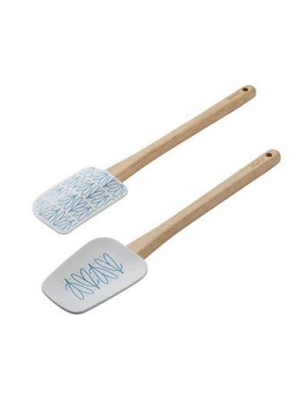 AYESHA CURRY COLLECTION - 2 Piece 11.5" Spatula Set - Hearts TEAL