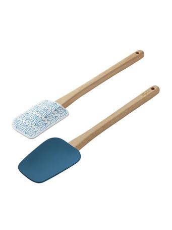 AYESHA CURRY COLLECTION - 2 Piece 11.5" Spatula Set - Teal & Hearts TEAL