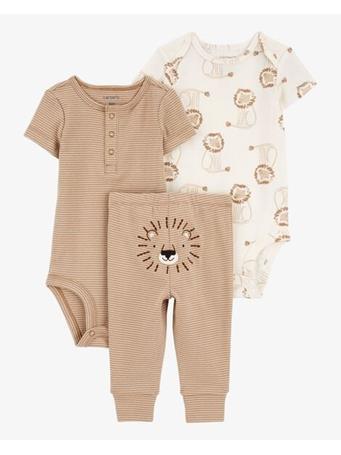 CARTER'S - Baby 3-Piece Bear Little Outfit Set BROWN