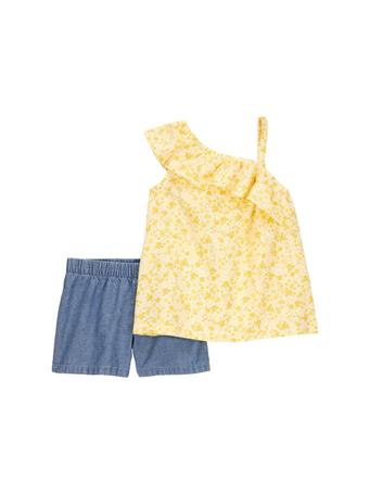 CARTER'S - Toddler Girls 2-Piece Floral Top Set YELLOW