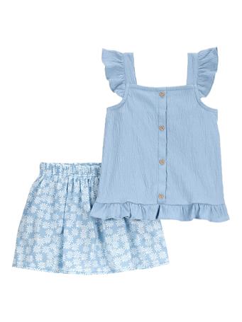 CARTER'S - Toddler 2-Piece Floral Skort Set BLUE