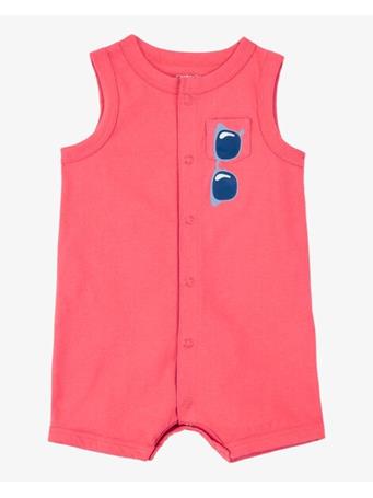 CARTER'S - Baby Sunglasses Snap-Up Romper RED