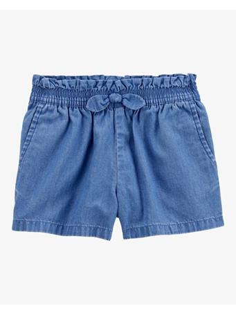 CARTER'S - Toddler Chambray Pull-On Shorts BLUE