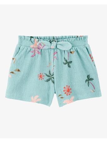 CARTER'S - Toddler Floral Play Short GREEN