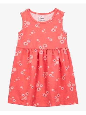 CARTER'S - Toddler Floral Tank Dress RED