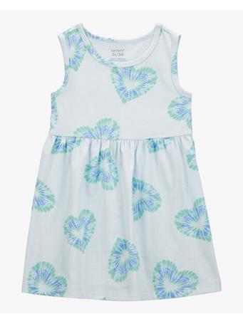CARTER'S - Toddler Heart Tank Dress BLUE