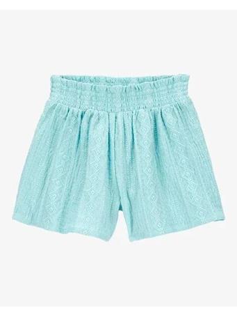 CARTER'S - Kid Pull-On Smocked Shorts BLUE