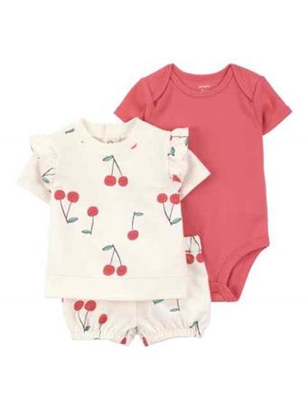CARTER'S - 3-Piece Cherry Outfit Set IVORY
