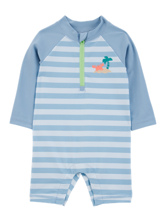 CARTER'S - 1-Piece Striped Rashguard BLUE