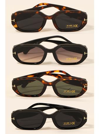 ANARCHY STREET - Acetate Oval Frame Sunglasses Set MULTI