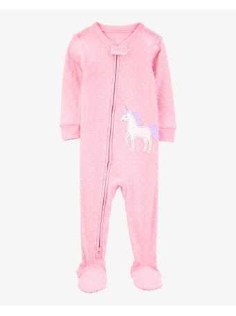 CARTER'S - Baby 1-Piece Unicorn Cotton Footie Pajamas PINK