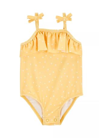 CARTER'S - Baby Girls Printed One Piece Swimsuit GOLD