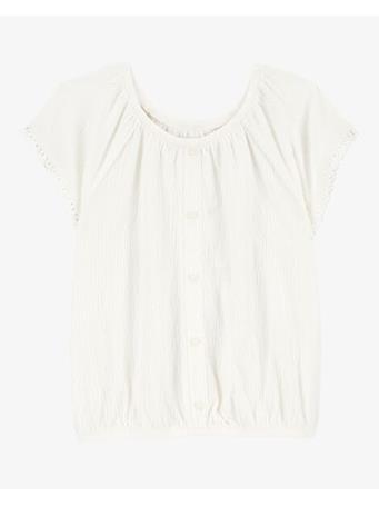 CARTER'S - Kid Solid Short-Sleeve Fashion Top IVORY