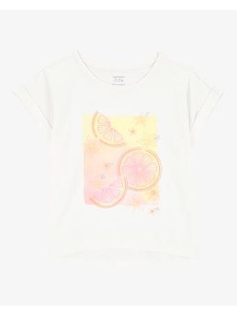 CARTER'S - Kid Lemon Short-Sleeve Fashion Top IVORY