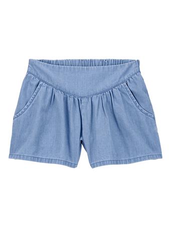CARTER'S - Kid Chambray Pull-On Shorts BLUE