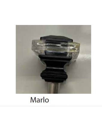 KENNEDY INTERNATIONAL - Marlo 1" Acrylic Curtain Rods BRONZE