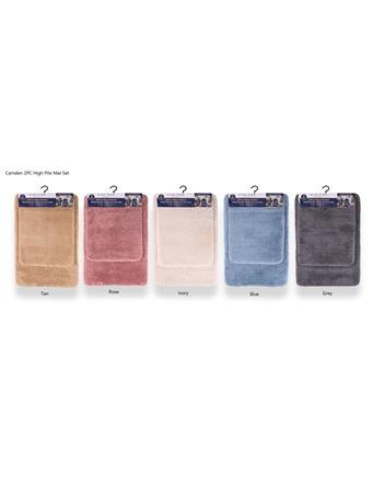 RAMALLAH TRADING COMPANY - Camden 2 Piece High Pile Mat Set - Tan TAN