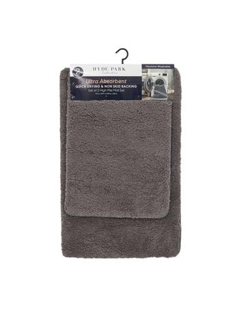 RAMALLAH TRADING - Bath Mat Set GREY