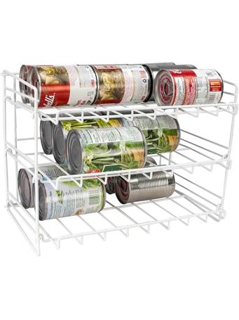 HOME ESSENTIALS - Supreme Metal 3-Tier Can Rack Organizer Holder NO COLOR