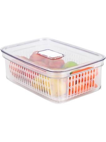 HOME ESSENTIALS - Clear Fruit and Vegetable Fridge Storage Container NO COLOR