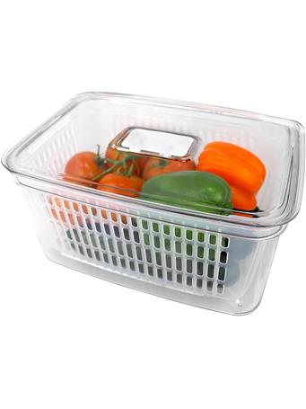 HOME ESSENTIALS - Keep Fresh Large Plastic Vegetable Keeper NO COLOR