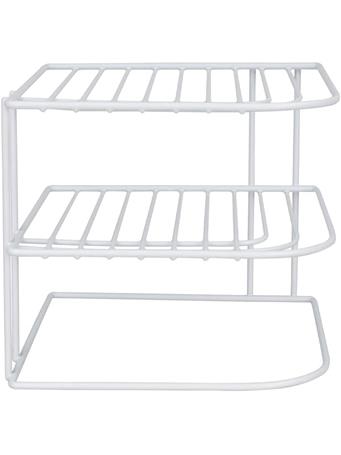 HOME ESSENTIALS - 3-Tier Kitchen Corner Counter Shelf and Cabinet Organizer NO COLOR
