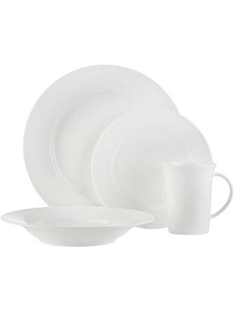 GODINGER - Merrick Bone China Set - 16 Pieces WHITE