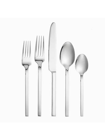 GODINGER - Opus Mirrored 18/10 Stainless Steel 20 Piece Flatware Set SILVER