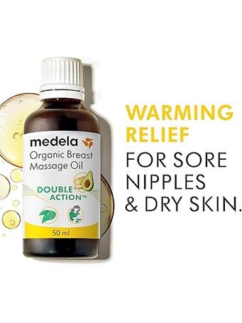 MEDELA - Organic Breast Massage Oil for Breastfeeding Mothers NO COLOR