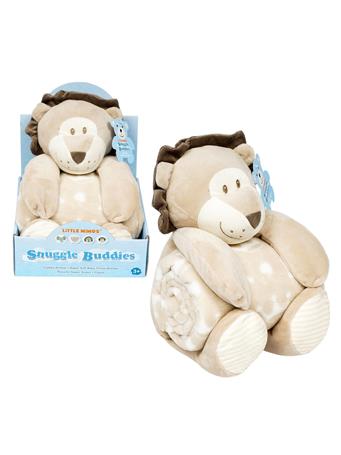 LITTLE MIMOS - Blanket with Lion Plush Toy BEIGE