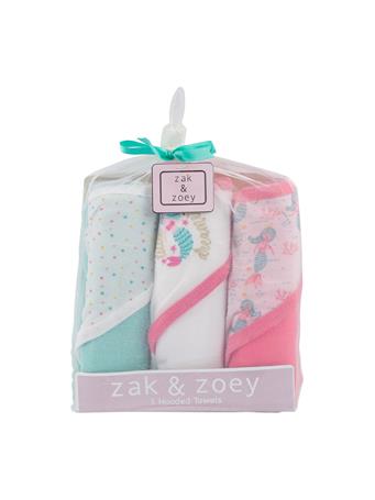 ZAK & ZOEY - 3-Pack Hooded Towels MULTI