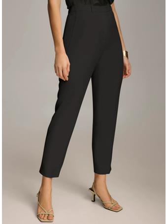 DONNA KARAN - Slim Leg Pants BLACK