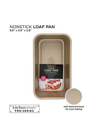 KENNEDY INTERNATIONAL - Loaf Pan with Diamond Base GOLD