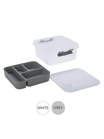 KENNEDY INTERNATIONAL - 2-Tier Storage Box With Removable Dividers AS
