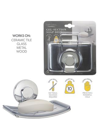KENNEDY INTERNATIONAL - Power Lock Suction Soap Dish Holder CHROME