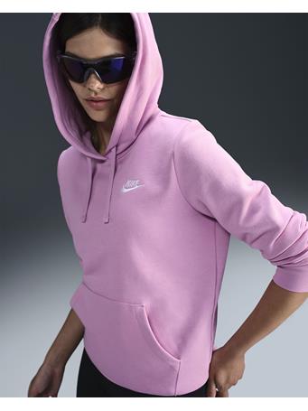 NIKE - Sportswear Club Fleece Women's Pullover Hoodie BEYOND PINK