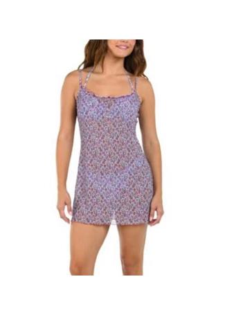 HOBIE - Women's Citrus Mesh Merrow Dress Swim Cover Up MLT