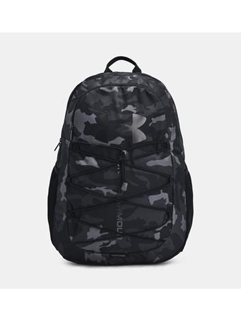 UNDER ARMOUR - UA Hustle Sport Backpack BLACK/BLACK/METALLICBLACK