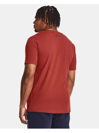 UNDER ARMOUR - Men's Project Rock Paradise Short Sleeve HERITAGE RED/WHITE CLAY