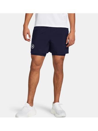 UNDER ARMOUR - Men's UA Launch 5" Shorts MIDNIGHTNAVY/BLACK/WHITE
