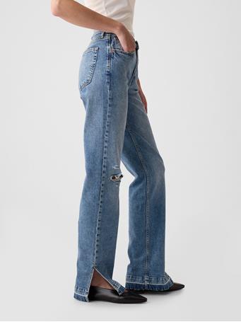 GAP - Mid Rise '90s Loose Jeans MEDIUM VINTAGE DESTROY