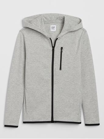 GAP - Kids Tech Hoodie LIGHT HEATHER GREY B08