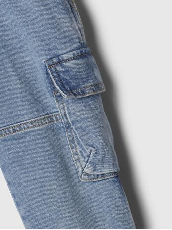 GAP - Relaxed Cargo Jeans with Washwell LIGHT WASH